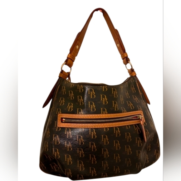 Dooney & Bourke Signature 1975 Logo Hobo Bag - Picture 2 of 14